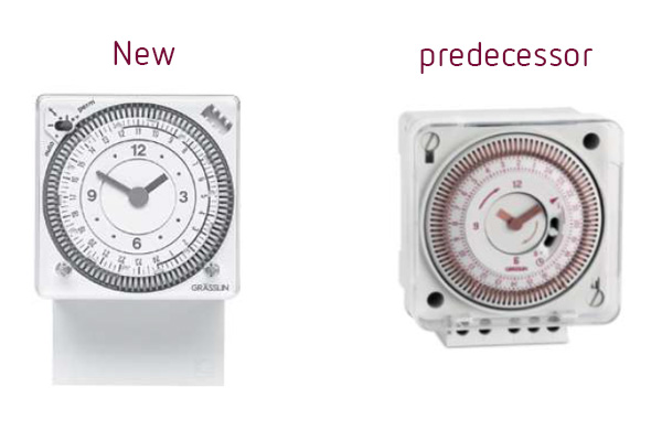 Analogue time switches Front panel-/Wall mounting, Switching segments